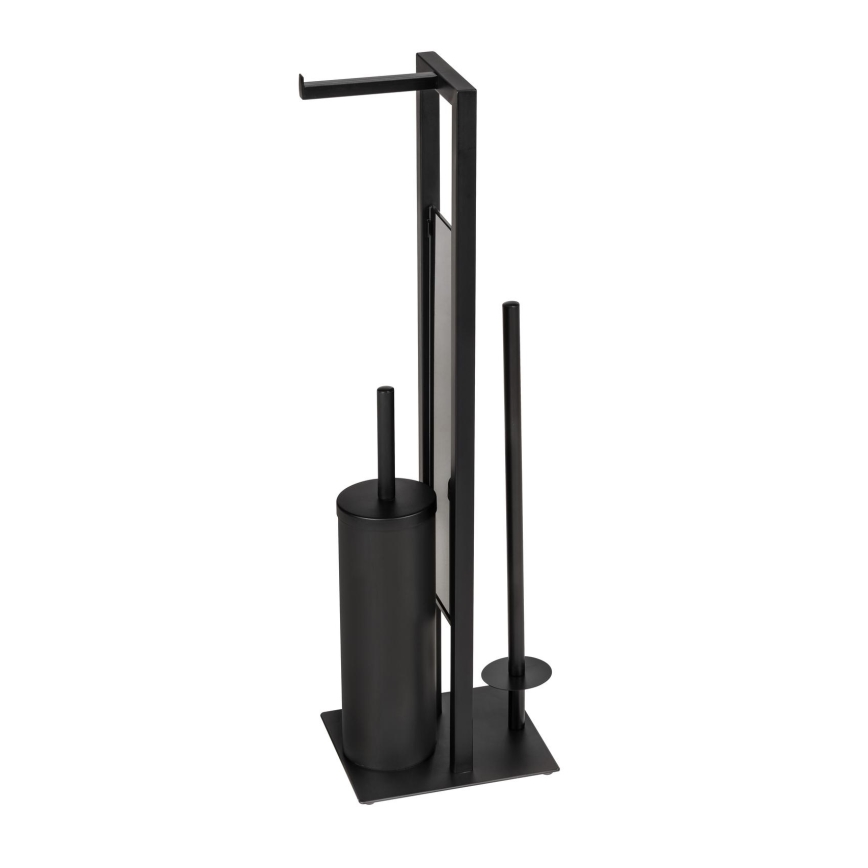 WENKO 25400100 - WC-børste RIVALTA 18x70 cm sort