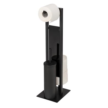 WENKO 25400100 - WC-børste RIVALTA 18x70 cm sort