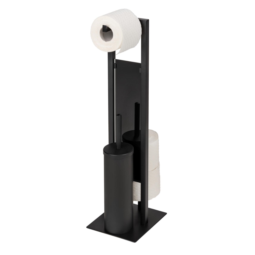 WENKO 25400100 - WC-børste RIVALTA 18x70 cm sort