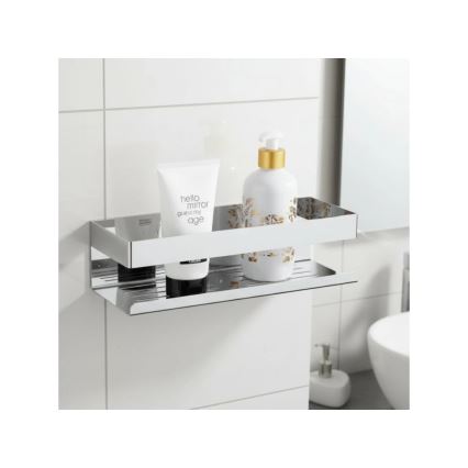 WENKO 25413100-Hylde TURBO-LOC GENOVA SHINE 30x10,5 cm sølv