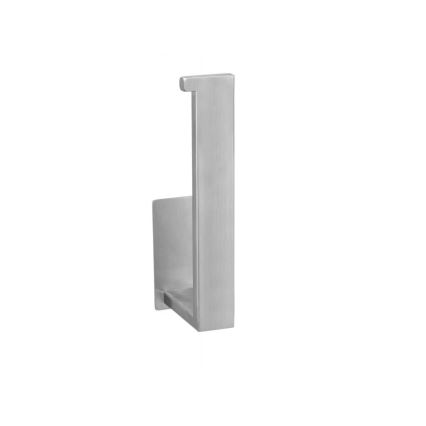 WENKO 25422100 - Toiletpapirholder TURBO-LOC GENOVA MATT 15,3 x 7,6 cm sølv