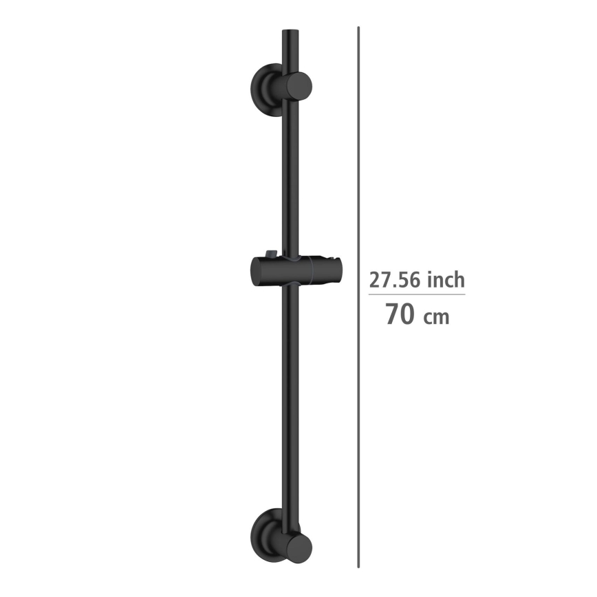 WENKO 25463100 - Brusestang LIBERTÀ 70 cm sort