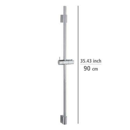 WENKO 25468100 - Brusestang CLASSIC 90 cm poleret krom