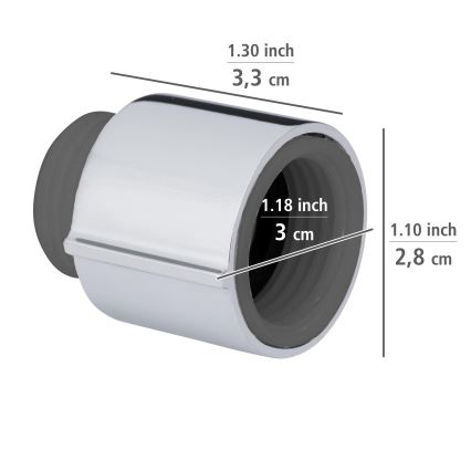 WENKO 25480100 – Regulator til vandbesparende system sølv