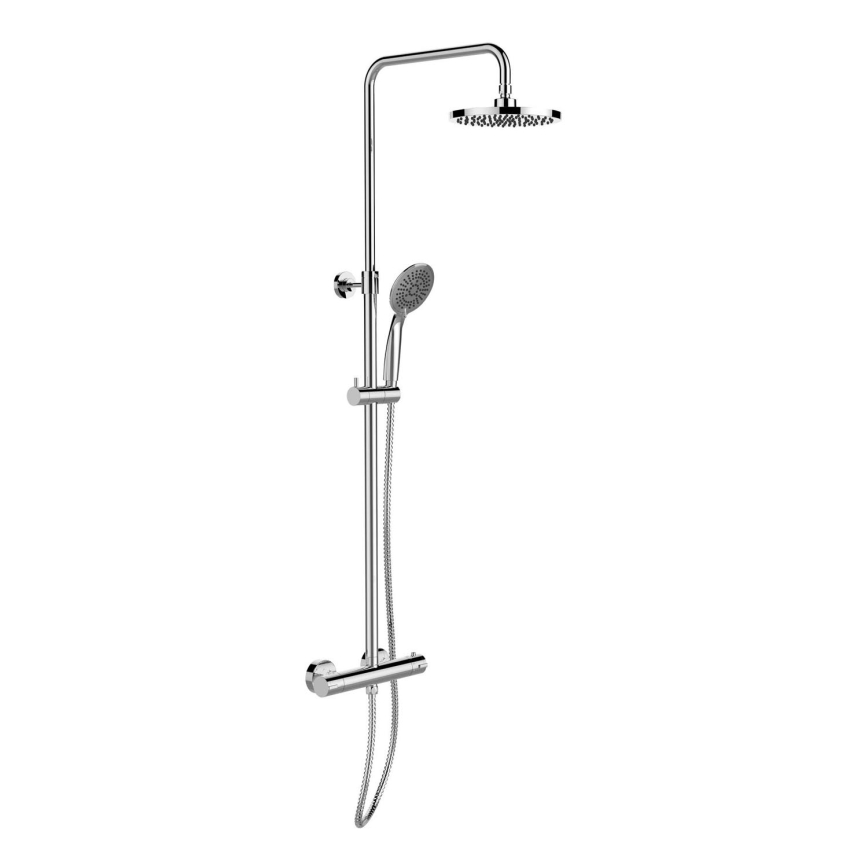 WENKO 25483100 - Brusesystem Vandbesparende system 120 cm poleret krom