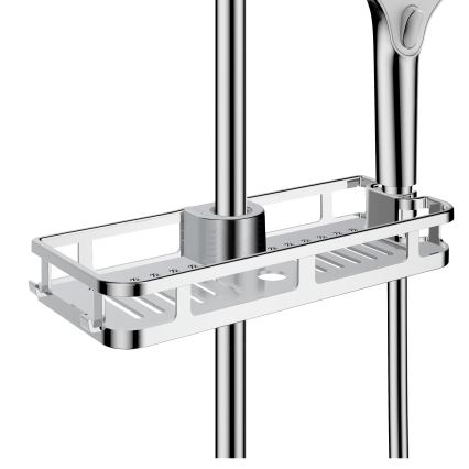 WENKO 25490100 - Hylde LIBERTÀ 28,5 x 11,5 cm blank krom