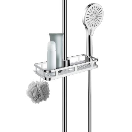 WENKO 25490100 - Hylde LIBERTÀ 28,5 x 11,5 cm blank krom