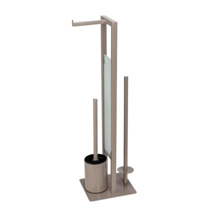WENKO 25553100 - WC-børste RIVALTA 18x70 cm beige/sort