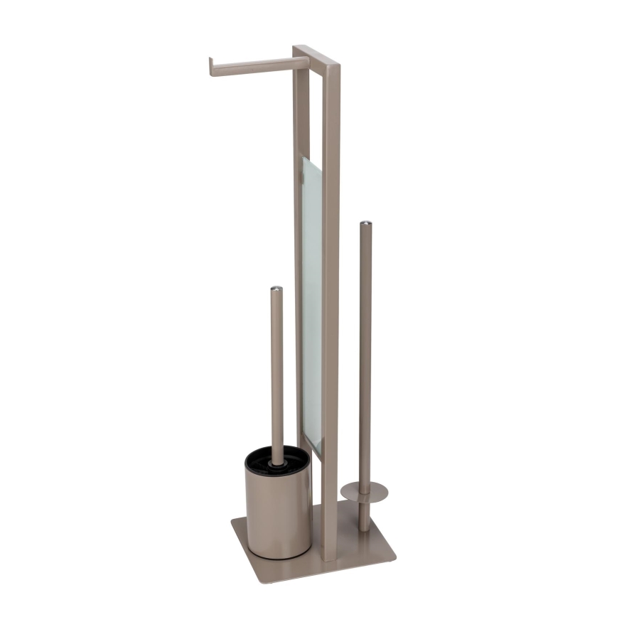 WENKO 25553100 - WC-børste RIVALTA 18x70 cm beige/sort