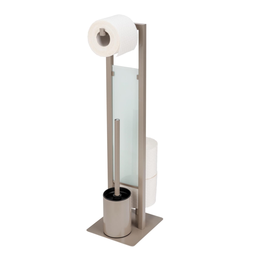 WENKO 25553100 - WC-børste RIVALTA 18x70 cm beige/sort