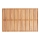 WENKO 25578100 - Dørmåtte ACACIA 55x85 cm brun