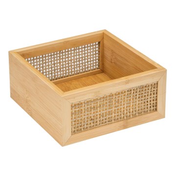 WENKO 25601100 - Badekarsbakke ALLEGRE 15x7 cm brun