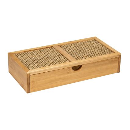 WENKO 25603100 – Organizer ALLEGRE 28x14 cm brun