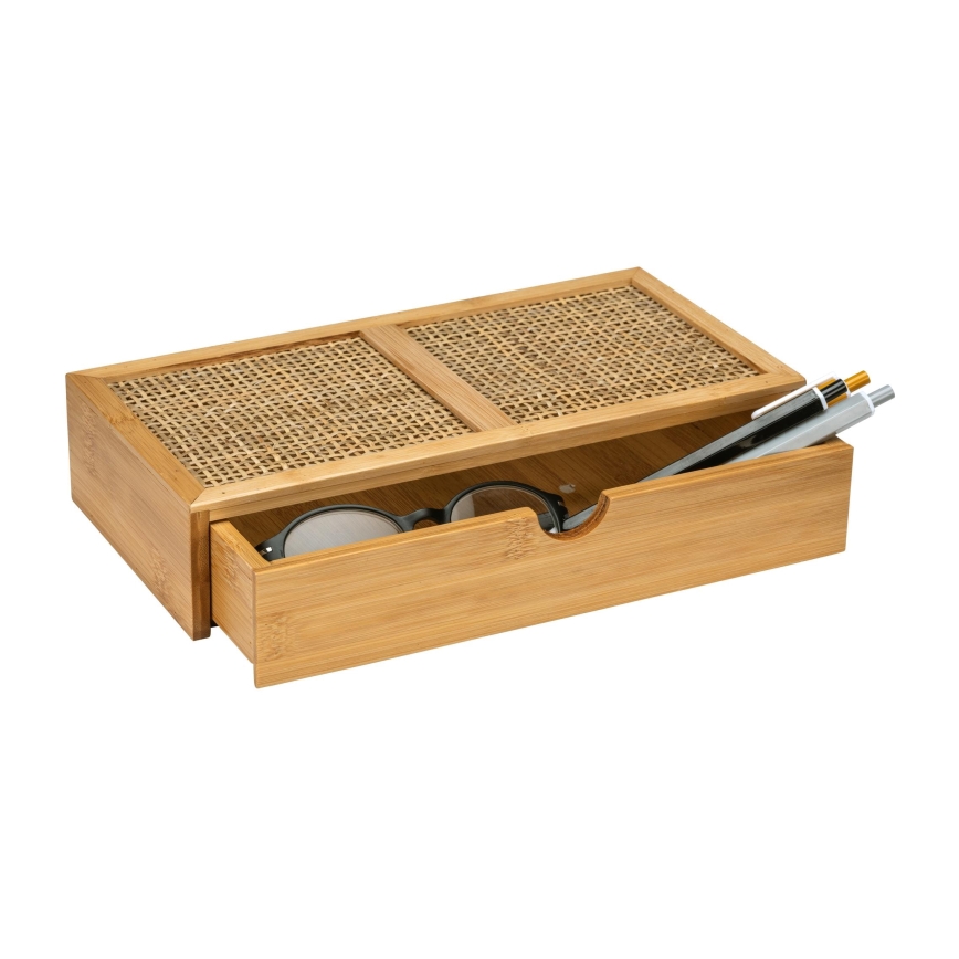 WENKO 25603100 – Organizer ALLEGRE 28x14 cm brun