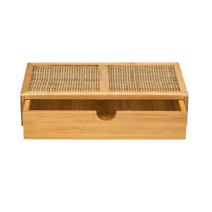 WENKO 25603100 – Organizer ALLEGRE 28x14 cm brun
