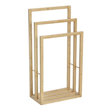 WENKO 25629100 - Håndklædestativ BAMBUSA 42,5x82 cm brun