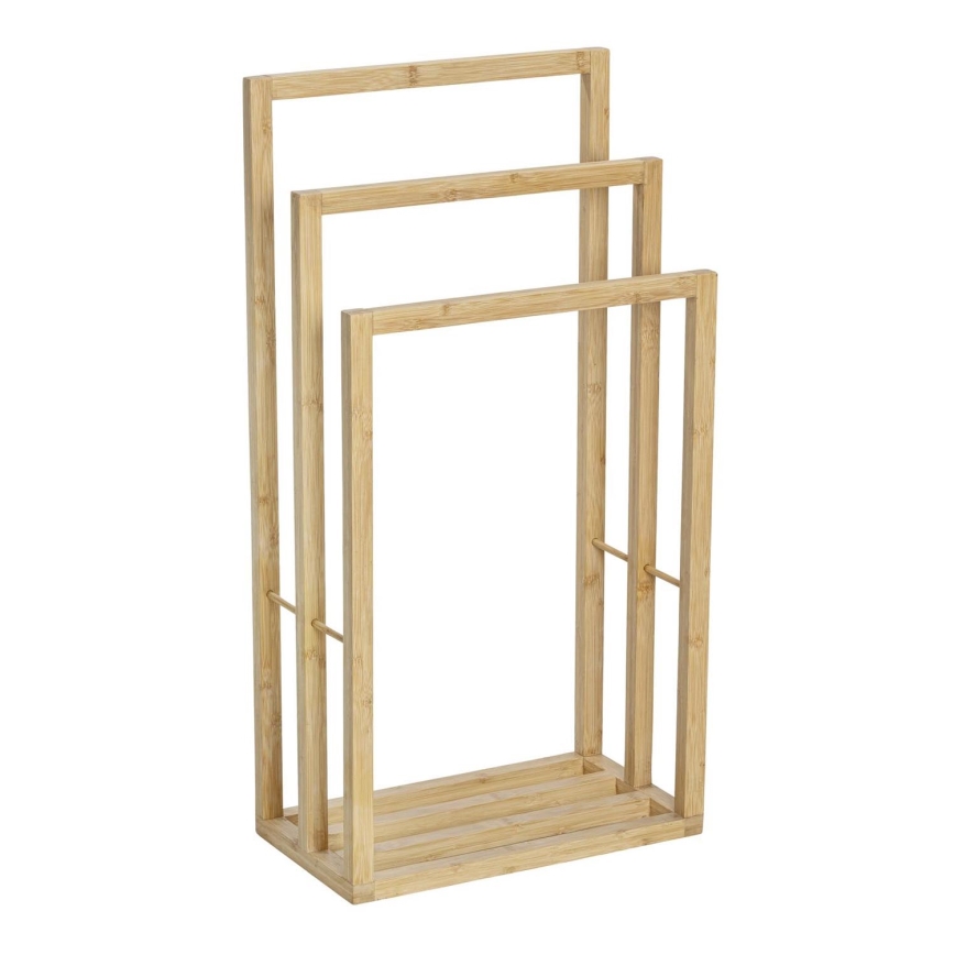 WENKO 25629100 - Håndklædestativ BAMBUSA 42,5x82 cm brun