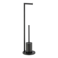 WENKO 25675100 - WC-sæt FERLA 18x69,5 cm sort