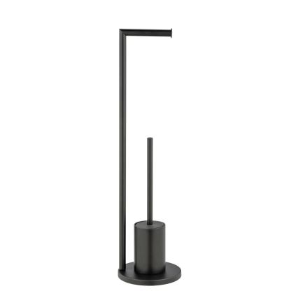 WENKO 25675100 - WC-sæt FERLA 18x69,5 cm sort