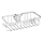 WENKO 25678100 - Kurv FLORESTA 24x14 cm sølvfarvet