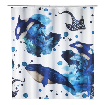 WENKO 25749100 - Bruseforhæng AQUARIS 180 x 200 cm, multifarvet