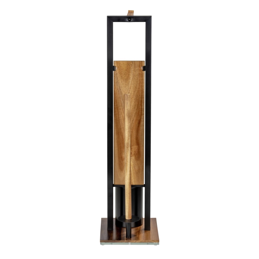 WENKO 25784100 - WC-sæt RIVALTA 18x70 cm brun/sort