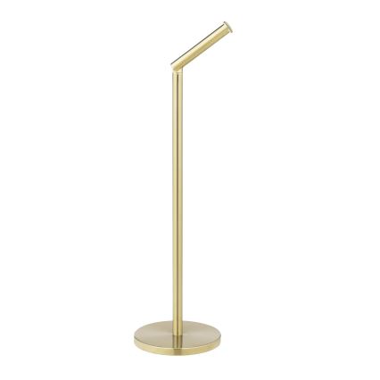 WENKO 25791100 - Toiletpapirholder 21x55 cm guld/sølv