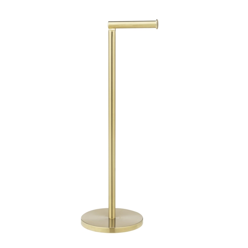 WENKO 25791100 - Toiletpapirholder 21x55 cm guld/sølv