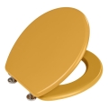WENKO 25792100 - WC-sæde PRIMA 37 x 41 cm gul/sølv