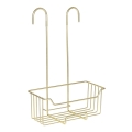 WENKO 25937100 - Brusekurv MILO 25x36 cm rustfrit stål/guld/transparent