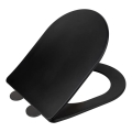WENKO 26029100 - WC-sæde GALATI 46x36 cm sort