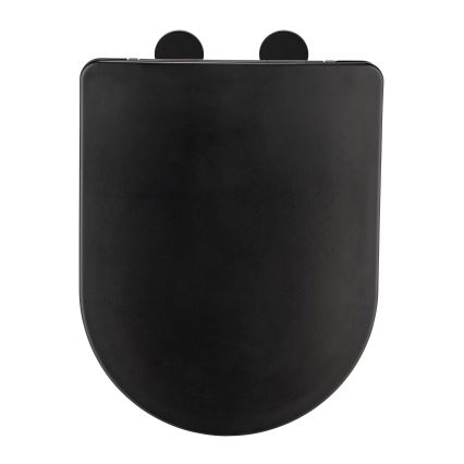 WENKO 26029100 - WC-sæde GALATI 46x36 cm sort
