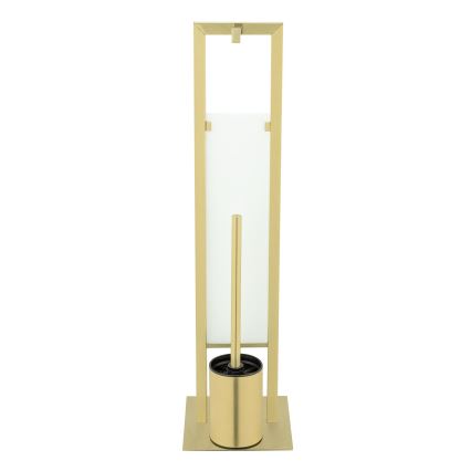 WENKO 26034100 - WC-sæt RIVALTA 18x70 cm rustfrit stål/guld/hvid/sort