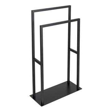 WENKO 26056100 - Håndklædestativ RIVALTA 46x80 cm rustfrit stål/sort