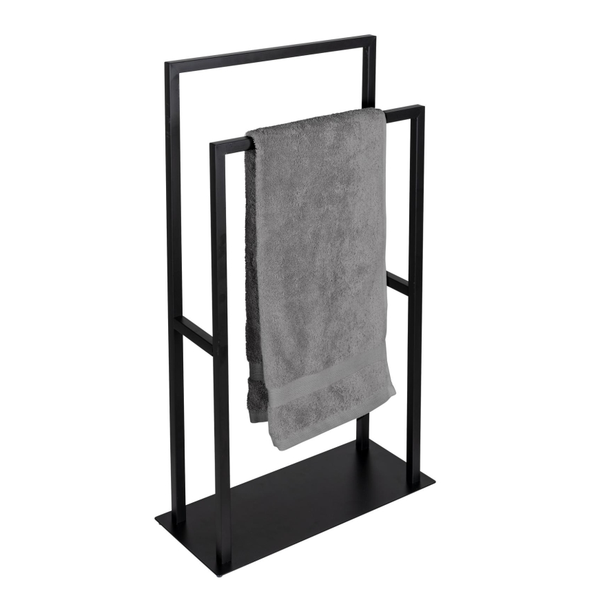 WENKO 26056100 - Håndklædestativ RIVALTA 46x80 cm rustfrit stål/sort
