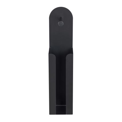 WENKO 26059100 - Rulleholder AGIRA 12x54 cm sort