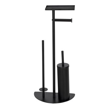 WENKO 26060100 - WC-sæt COSENZA 32,5x72 cm sort
