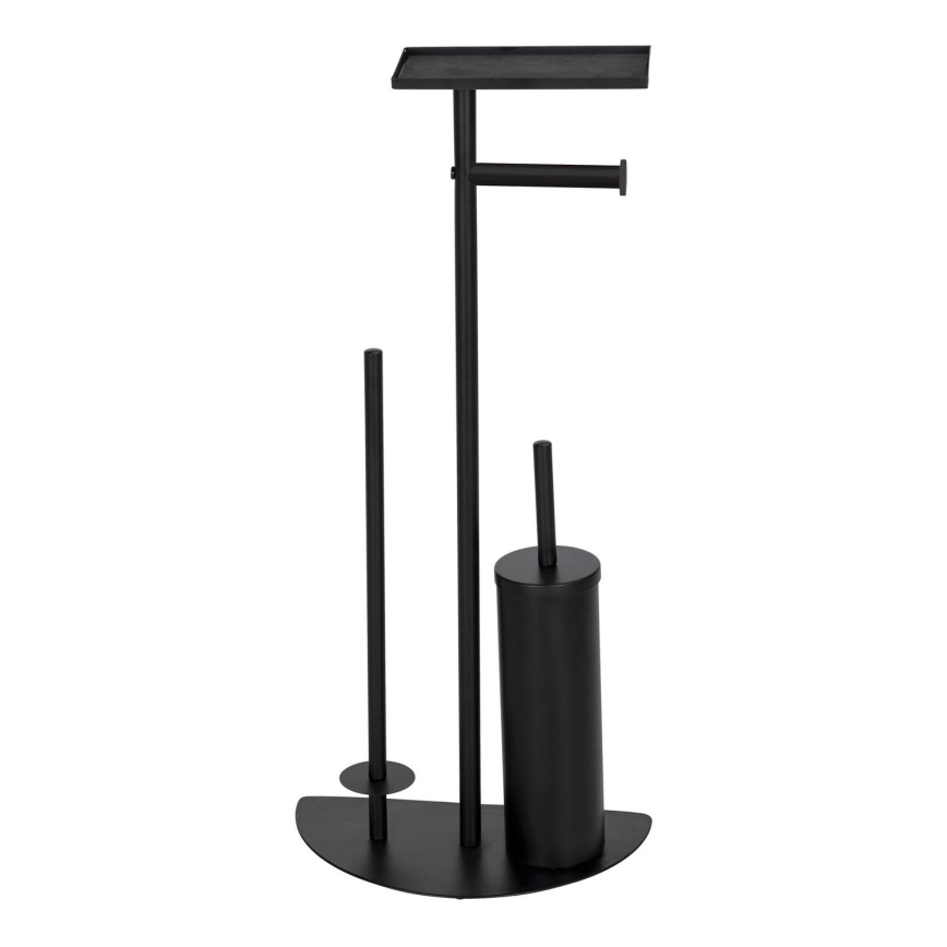 WENKO 26060100 - WC-sæt COSENZA 32,5x72 cm sort