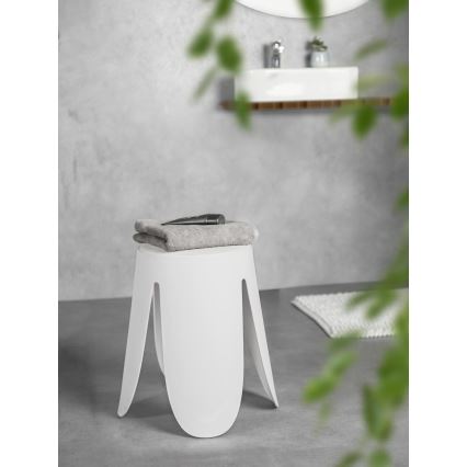 WENKO 26086100 - Skammel COMISO 44,5x46 cm hvid