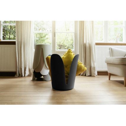 WENKO 26087100 - Skammel COMISO 44,5x46 cm sort