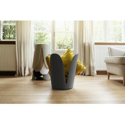 WENKO 26089100 - Skammel COMISO 44,5x46 cm antracit