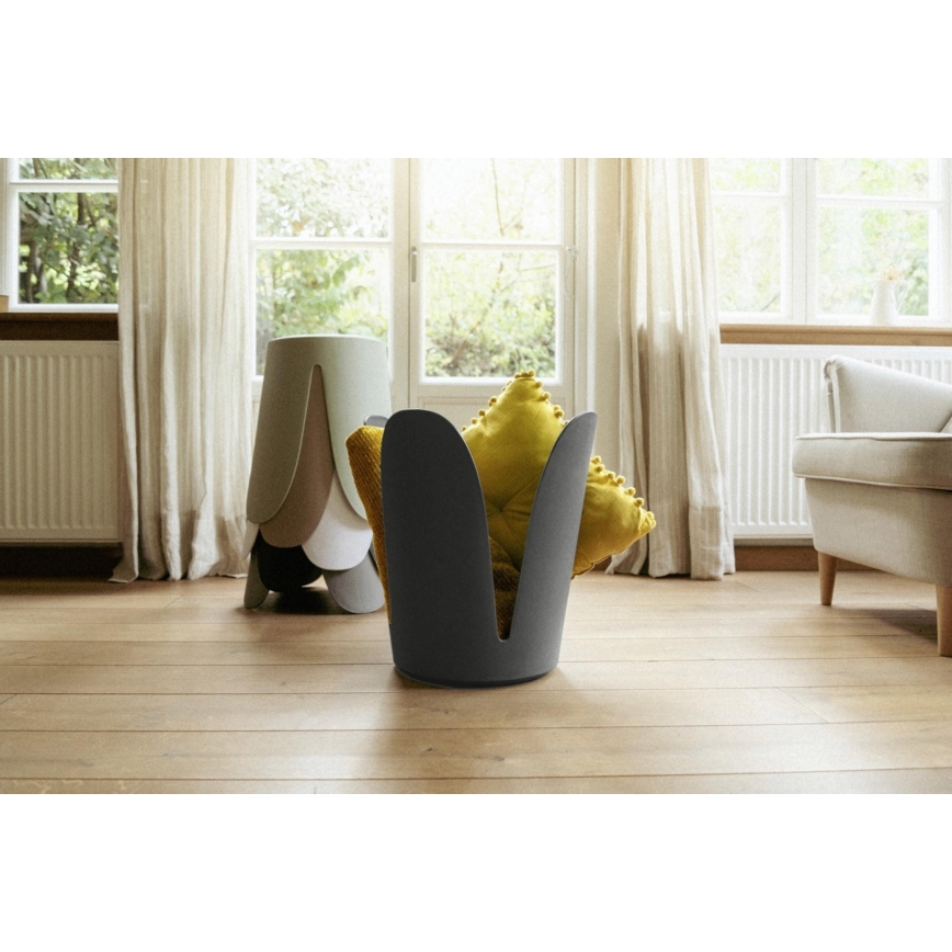 WENKO 26089100 - Skammel COMISO 44,5x46 cm antracit