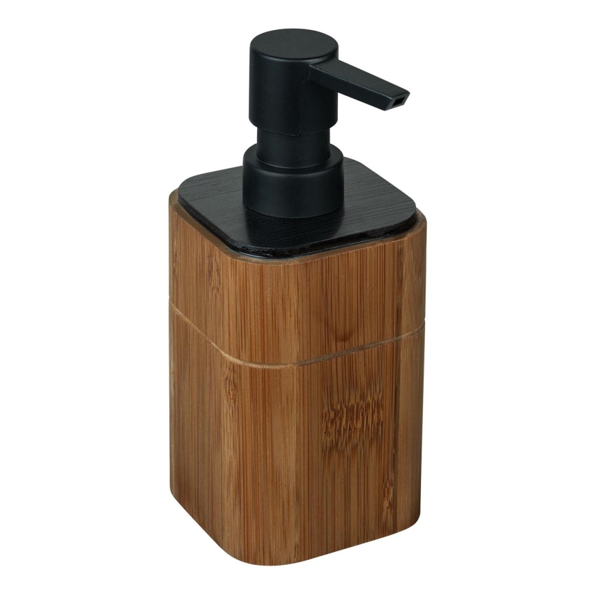 WENKO 26102100 - Sæbedispenser SERRO 7,5x16,5 cm brun/sort