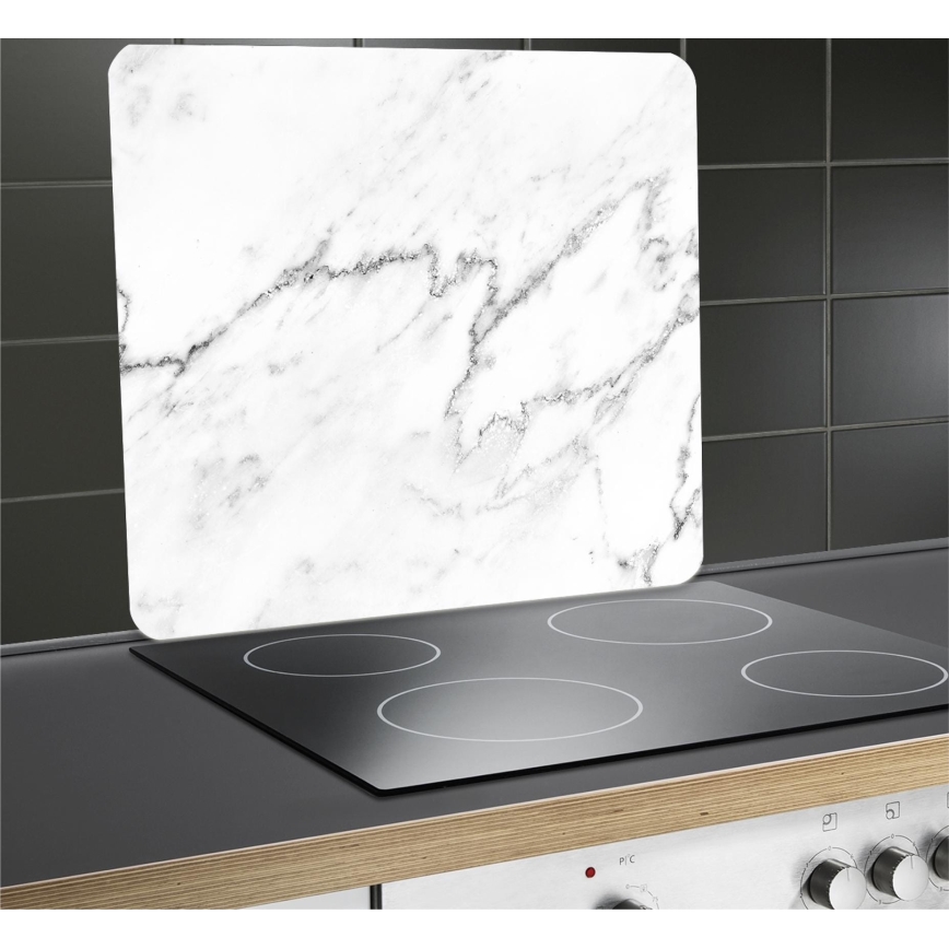 WENKO 2712929500 - Skærebræt AFDÆKNINGSPLADE - NEUTRAL 56x50 cm multifarvet/gennemsigtig