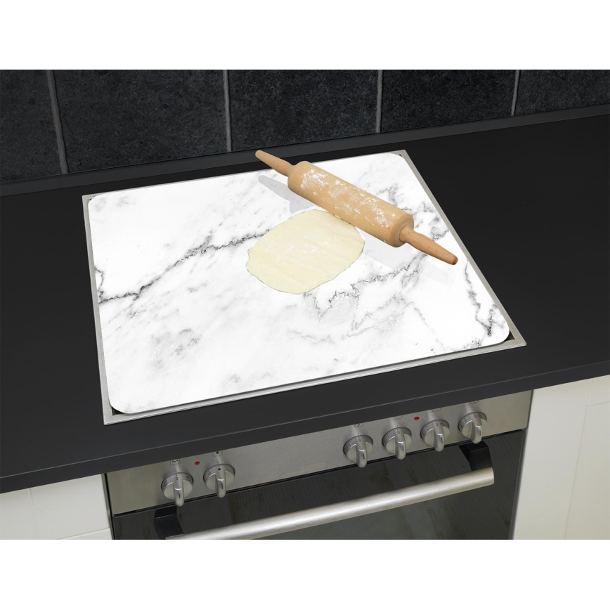 WENKO 2712929500 - Skærebræt AFDÆKNINGSPLADE - NEUTRAL 56x50 cm multifarvet/gennemsigtig