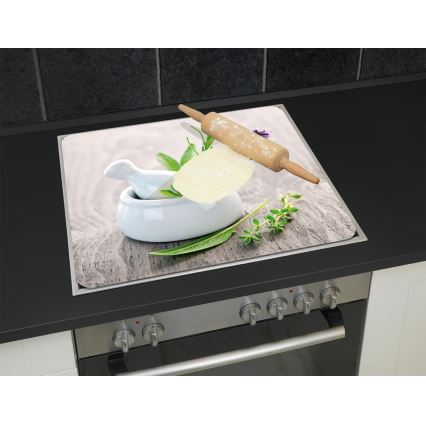 WENKO 2712940500 - Afdækningsplade til fødevarer - 56x50 cm farverig/gennemsigtig