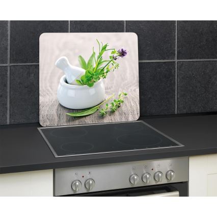 WENKO 2712940500 - Afdækningsplade til fødevarer - 56x50 cm farverig/gennemsigtig