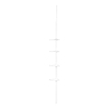 WENKO 3201010100 - COMPACT hjørneelement 26x195 cm hvid
