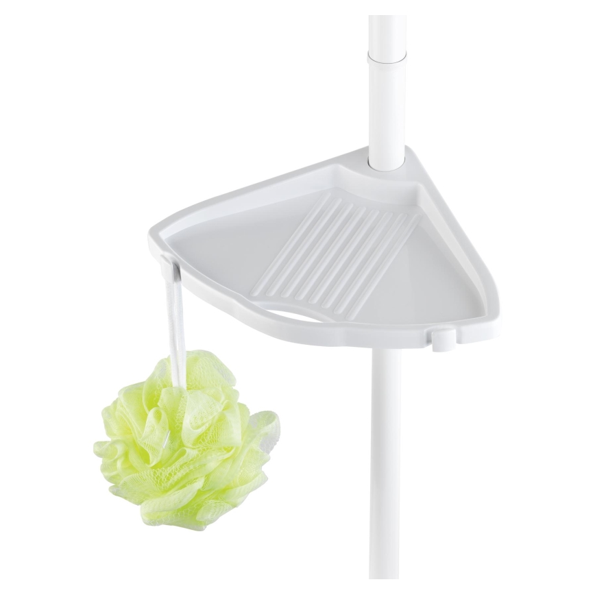 WENKO 3201010100 - COMPACT hjørneelement 26x195 cm hvid