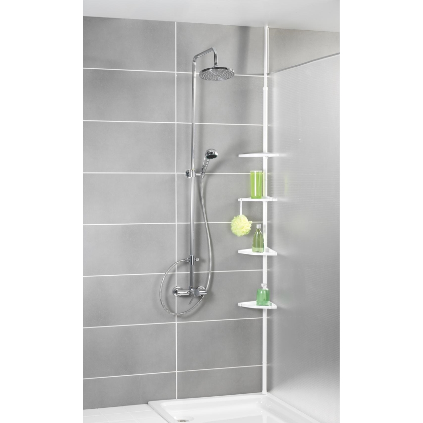 WENKO 3201010100 - Hjørneelement COMPACT 26x195 cm hvid